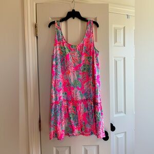 Lilly pulitzer tank dress. Xl. EUC